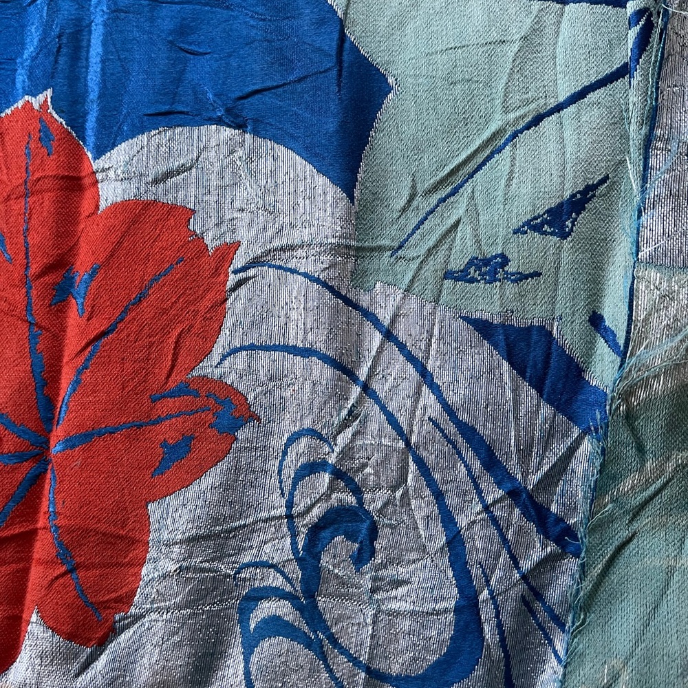 Vintage Bright Asian Textile